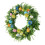 Bright Easters Wreath with Eggs and Flowers Elegant Easters Eggs 1