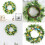 Bright Easters Wreath with Eggs and Flowers Elegant Easters Eggs 2