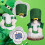 Decorative Patricks Day Gnomes Plush Dolls with LED-square hat 6