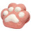 2 in 1 Cats Paws Cushions Blanket Foldable Portable-Red 2 1
