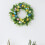 Bright Easters Wreath with Eggs and Flowers Elegant Easters Eggs 6