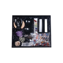 Pack of 11 Raws Heal Stones Natural Crystal-Obsidian Angel Set