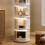 Rotating Bookshelf Tower 360 Degree Display Holder for-Double A 3
