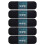 5Pcs Wool Yarn 100g/Roll Soft Wool Yarn Knitting Yarn-Black 1