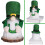 Decorative Patricks Day Gnomes Plush Dolls with LED-square hat 7