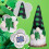 Decorative Patricks Day Gnomes Plush Dolls with LED-square hat 5