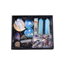 Pack Of 11 Natural Rough Stones Energy Mineral-Opal Angel Set