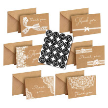 18Pcs 4x6Inch Thank You Card Folding Greeting Card with