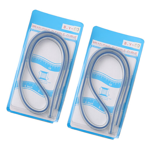 2Pcs Flexible Measuring Tape Double Side Scaled Quilting-60CM