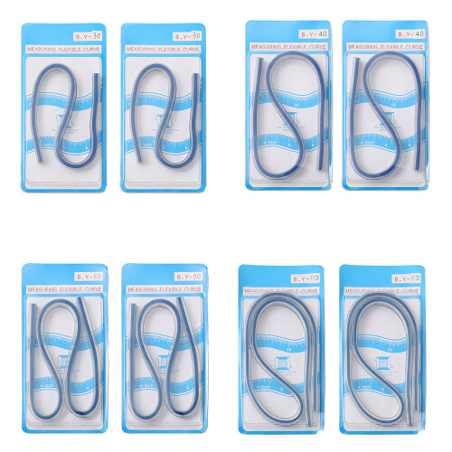2Pcs Flexible Measuring Tape Double Side Scaled Quilting-60CM 1