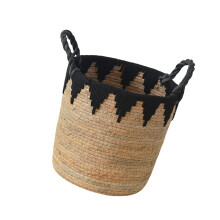 Stylish Woven Plant Basket Handcrafted Banana Rope Basket-S
