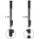 Digital Camera Telescope Handheld Monopod Light Camera Mount Adapter Monopod for DSLR Camera Accessories Black 3