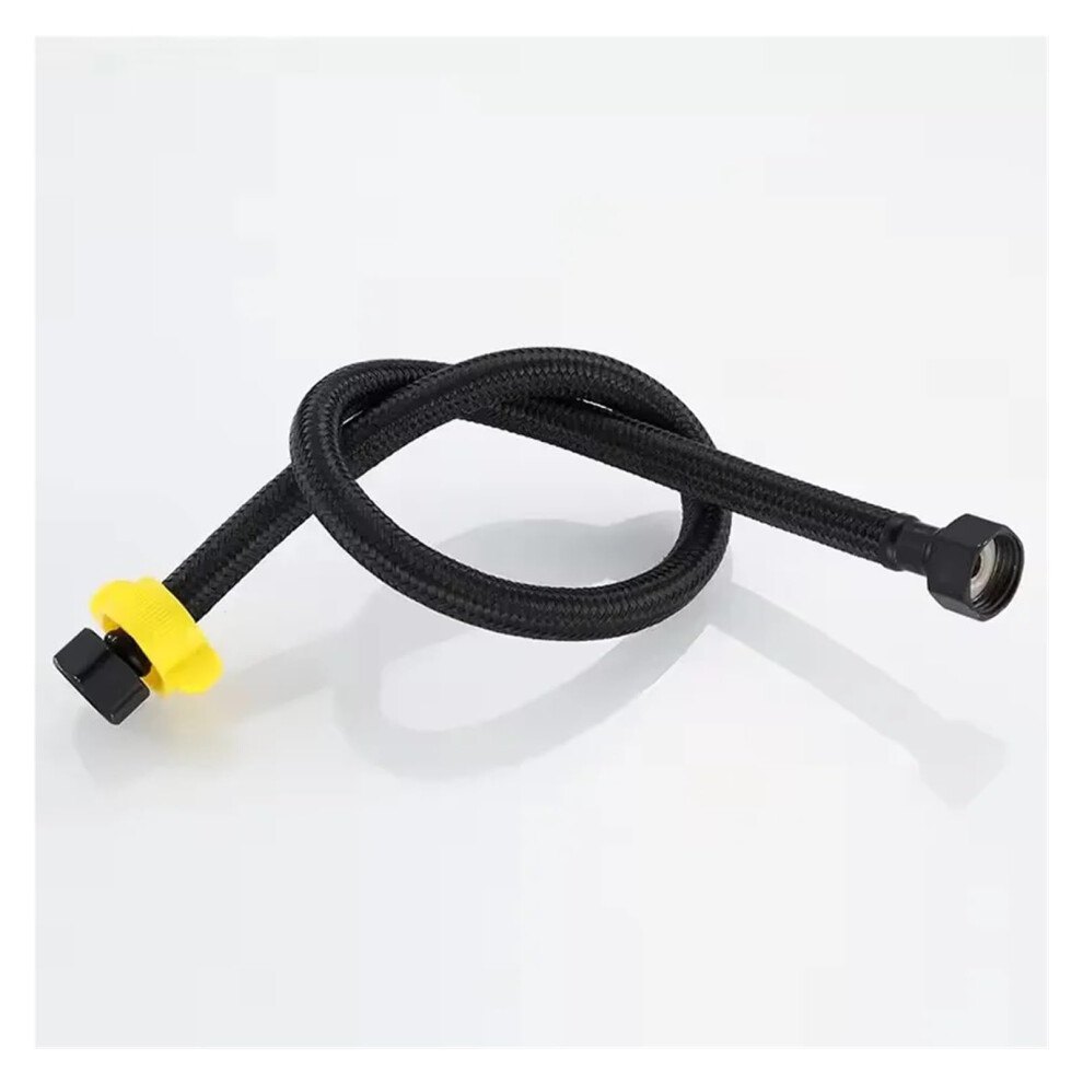 Zhguiming G1/2' Water Inlet Hose, Black Faucet, Heating Pipe, Toilet Connection (D, 60Cm) 9347817888065
