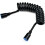Easy bidet connection with this 2m flexible retractable spring shower hose. 4