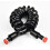 Easy bidet connection with this 2m flexible retractable spring shower hose. 2