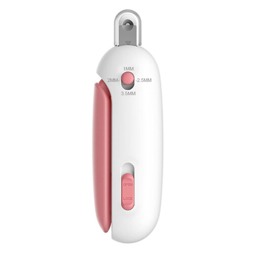 Cat nail clipper with adjustable aperture, professional cat claw trimmer