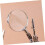 1 magnifying glass with holder, magnification tools, additional clipon magnifier, black 3