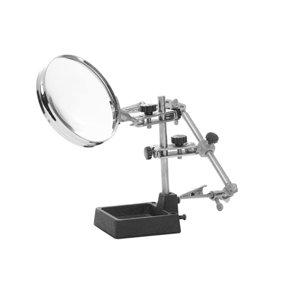 Black 1 Magnifying Glass With Holder, Magnification Tools, Additional Clipon Magnifier,