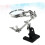 1 magnifying glass with holder, magnification tools, additional clipon magnifier, black 4