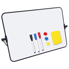 1 Set Whiteboard Markers Dry Wipe Dry Erase Board for Desk Erasers Desk Organiser Small Blackboard White Chalk Whiteboard Paper Plastic
