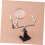 1 magnifying glass with holder, magnification tools, additional clipon magnifier, black 2