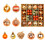 Ensemble de boules de noël incassables, 42 pièces,-MJG018 1