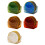Clear Round Bone Spitting Dish Dried Fruit-transparent blue 2