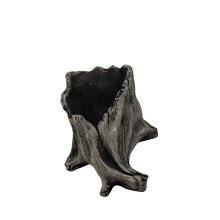 Artificial Tree Stumps Vase Decorative Planter Pots-Gray 08