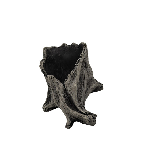 Stumps Flower Pots Cement Rustics for Strawberry Small-Gray 08