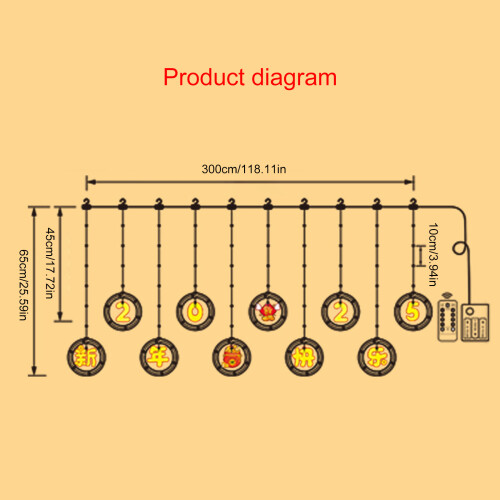 Energy Saving LED Lights with Multiple Flashing-Battery type 1