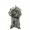 Artificial Driftwood Stumps Planter Vintage-Slate Gray 11 4