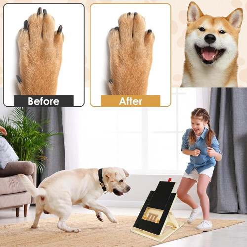 Dog nail scratch board, nonslip adjustable trimming tool, black file board 1