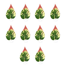 Decorative Water Plant Colorful Artificial Leaf-Style 6