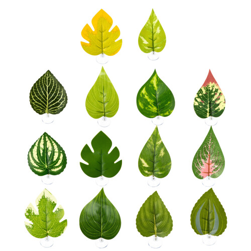 Decorative Water Plant Colorful Artificial Leaf-Style 6 1