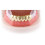 Ensemble de grilles de bouche amovibles Hip Hop,-Argent 5