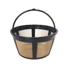 Filtre à café Durable en acier inoxydable, passoire à-6 tasses