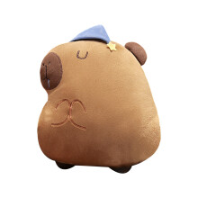 Soft Cartoon Capybara Pillow and Blanket Set for Kids-C 1