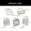 Dishwasher Safe Sauce Dish Kitchen Serving Dish PET-Set five 4