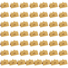 50 stuks verfijnde Ramadans-tafelplaatskaarten, elegante-Mikin