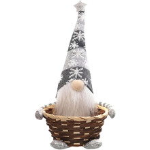 Magical Snowman Caddy, Table Ornaments With Festive Atmosphere, Reusable Durable for Living Dining Room Decorations, Holiday Table Decor for Christmas