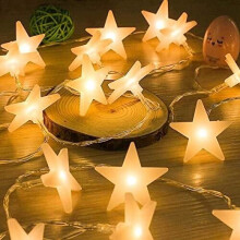 Glowing Celestial Strings, Star String Lights Battery Operated, Flexible Wire For Customizable Decor, Waterproof For Indoor Outdoor Holiday Cheer