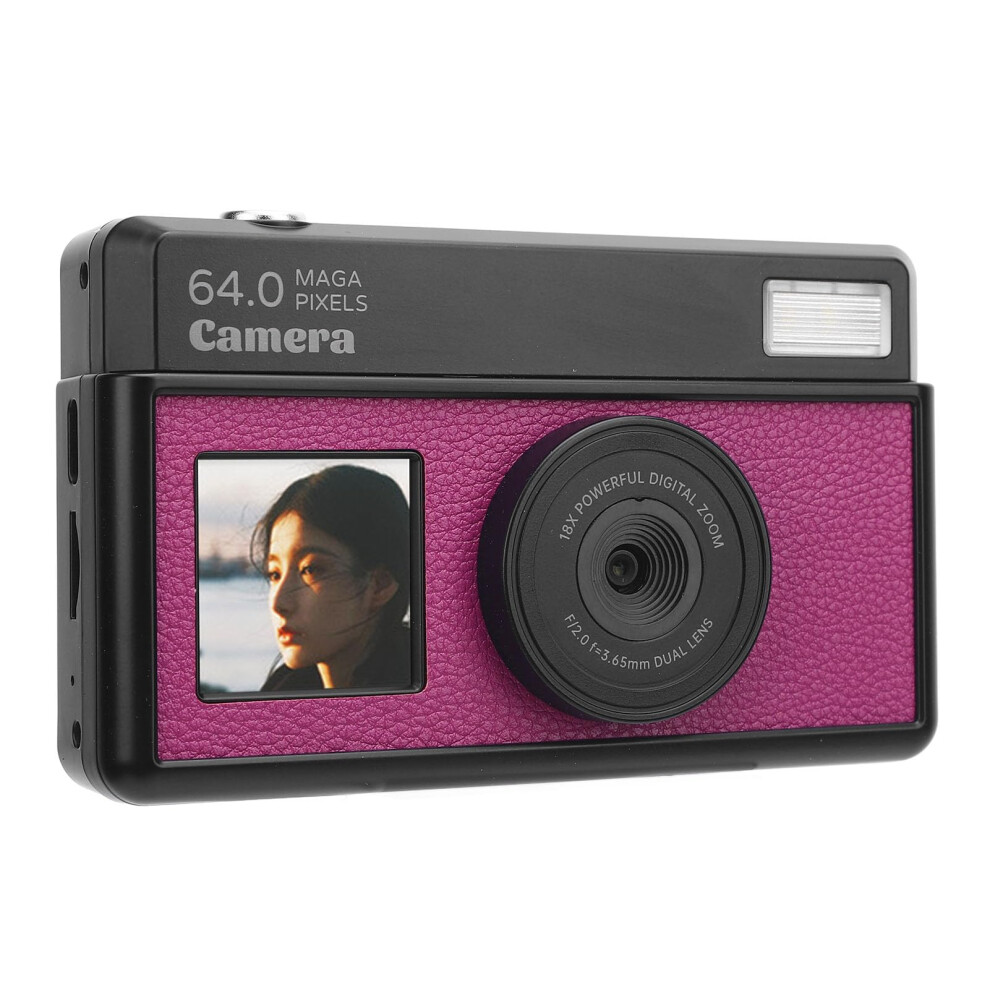 4K Autofocus Vlogging Camera, 68Mp Rechargeable Compact For Beginners ( Purple) Dark/Purple 9412369082206