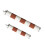 2pack Ceramic Bird Claws Trimmers Stable Perches Stand-Orange 1