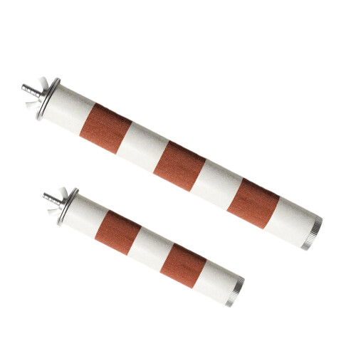 2pack Ceramic Bird Claws Trimmers Stable Perches Stand-Orange