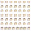 50pcs Stylish Paper Candy Boxes Designed For Eid-White 1