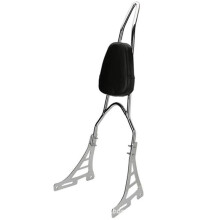 Luggage Rack Pad Back Rear Passenger Backrest Cushion For Harley Sportster XL883 XL1200 20042015