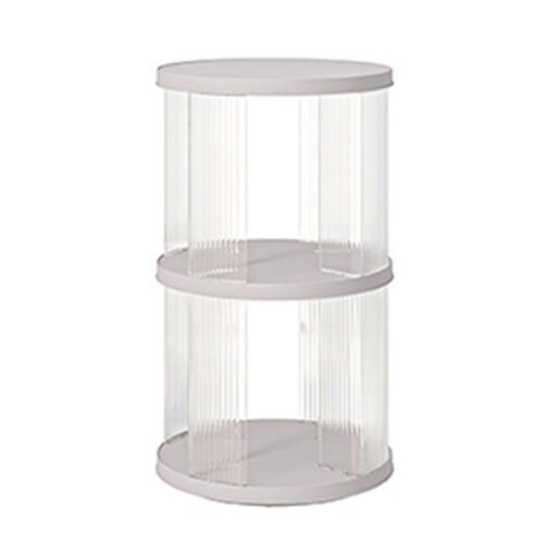 Multiple Tiered Rotating Bookshelf Storage Rack for-Double A