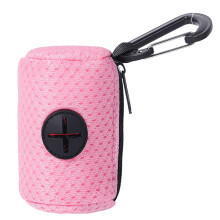 Dog Poop Pickup Bag Dispenser - Portable Pet Waste Bag Holder for Outdoor Walking, Fits Standard Poop Bags, Durable Material