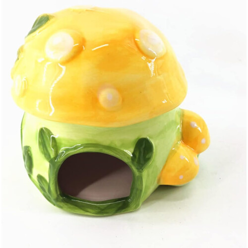 1pc Ceramic Hamster Nest Pet Sleeping Bed Cooling Design Stylish for Pets 1