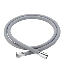 Simplify your shower routine with a 1.5meterlong flexible silicone shower hose, suitable for multiple uses (gray).